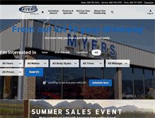 Tablet Screenshot of myersford.com